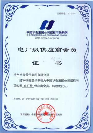 中国石油入网证书